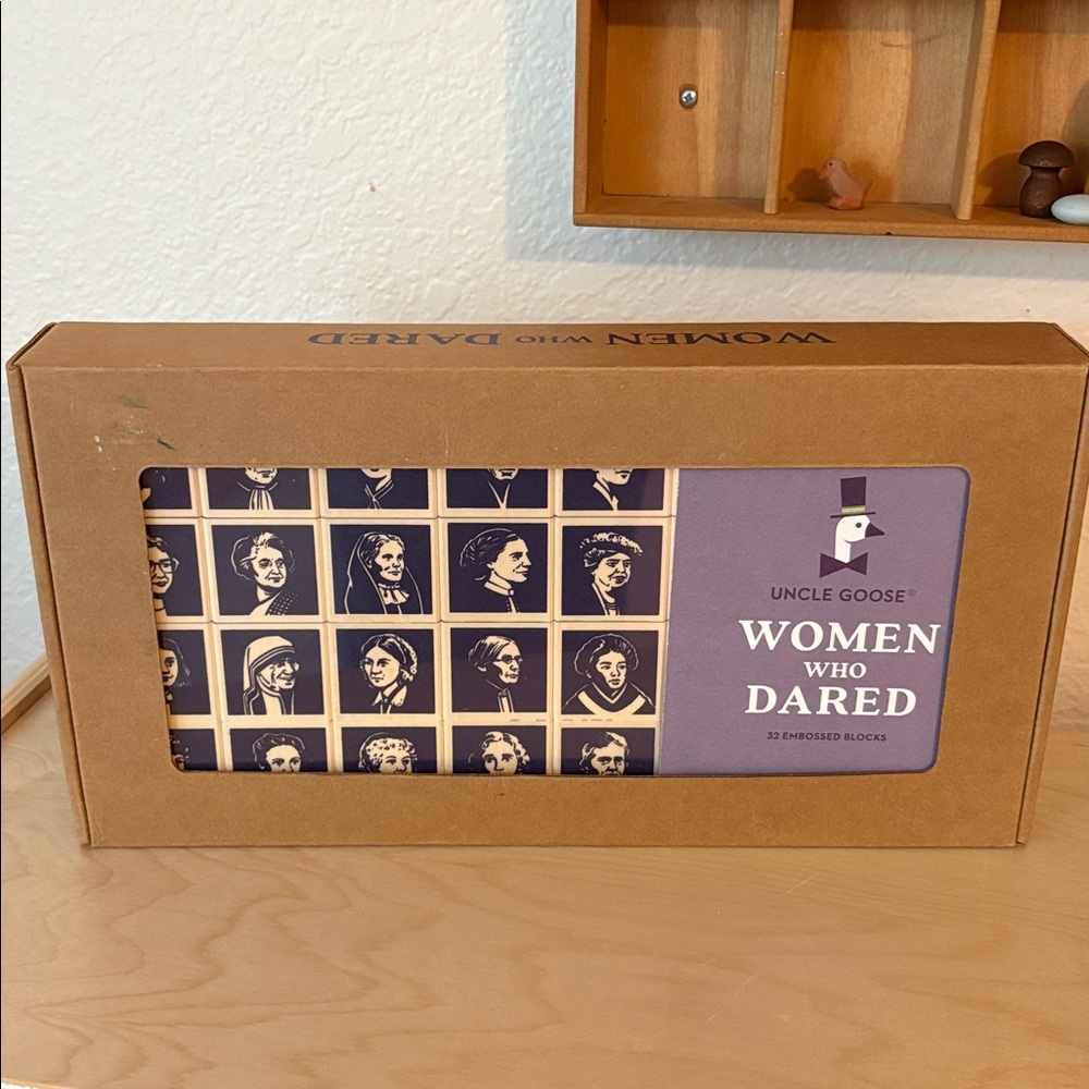 Uncle Goose Women Who Dared Wooden Blocks | made in USA heirloom wooden blocks - Picture 2 of 5